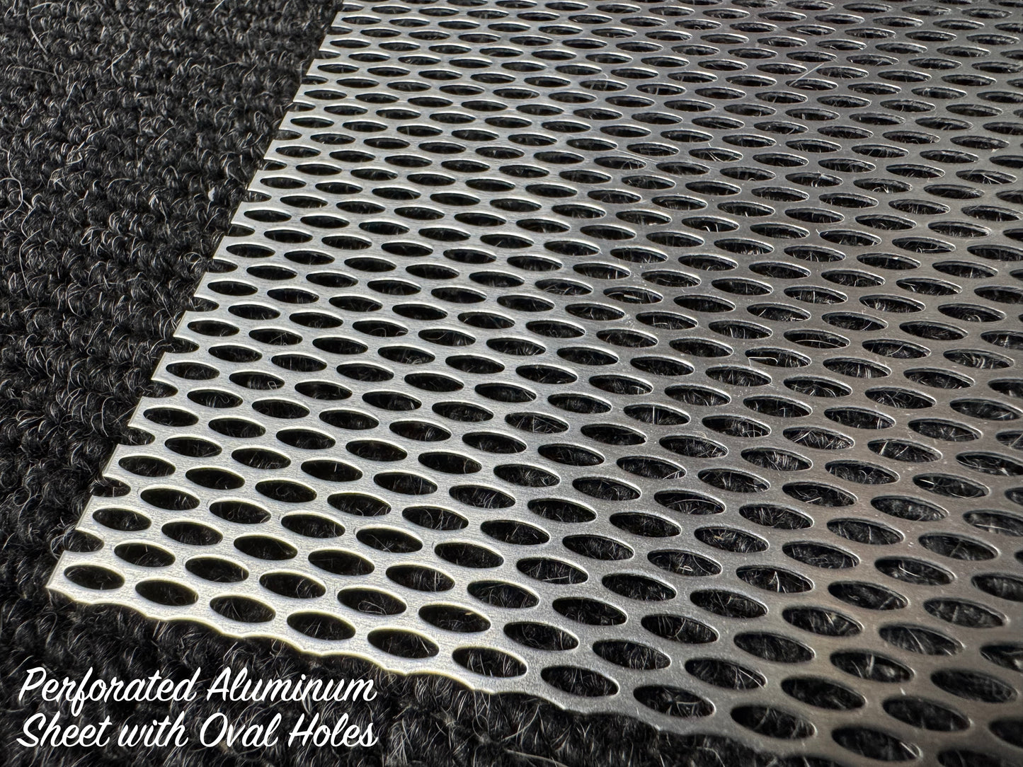 Perforated Aluminum Sheet with Oval Holes