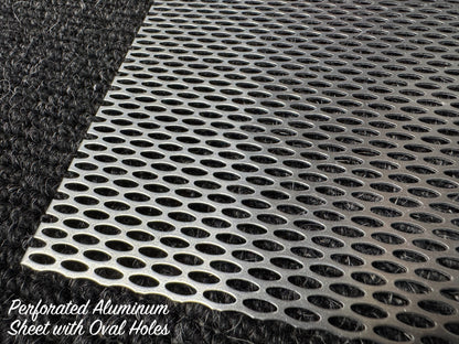 Perforated Aluminum Sheet with Oval Holes