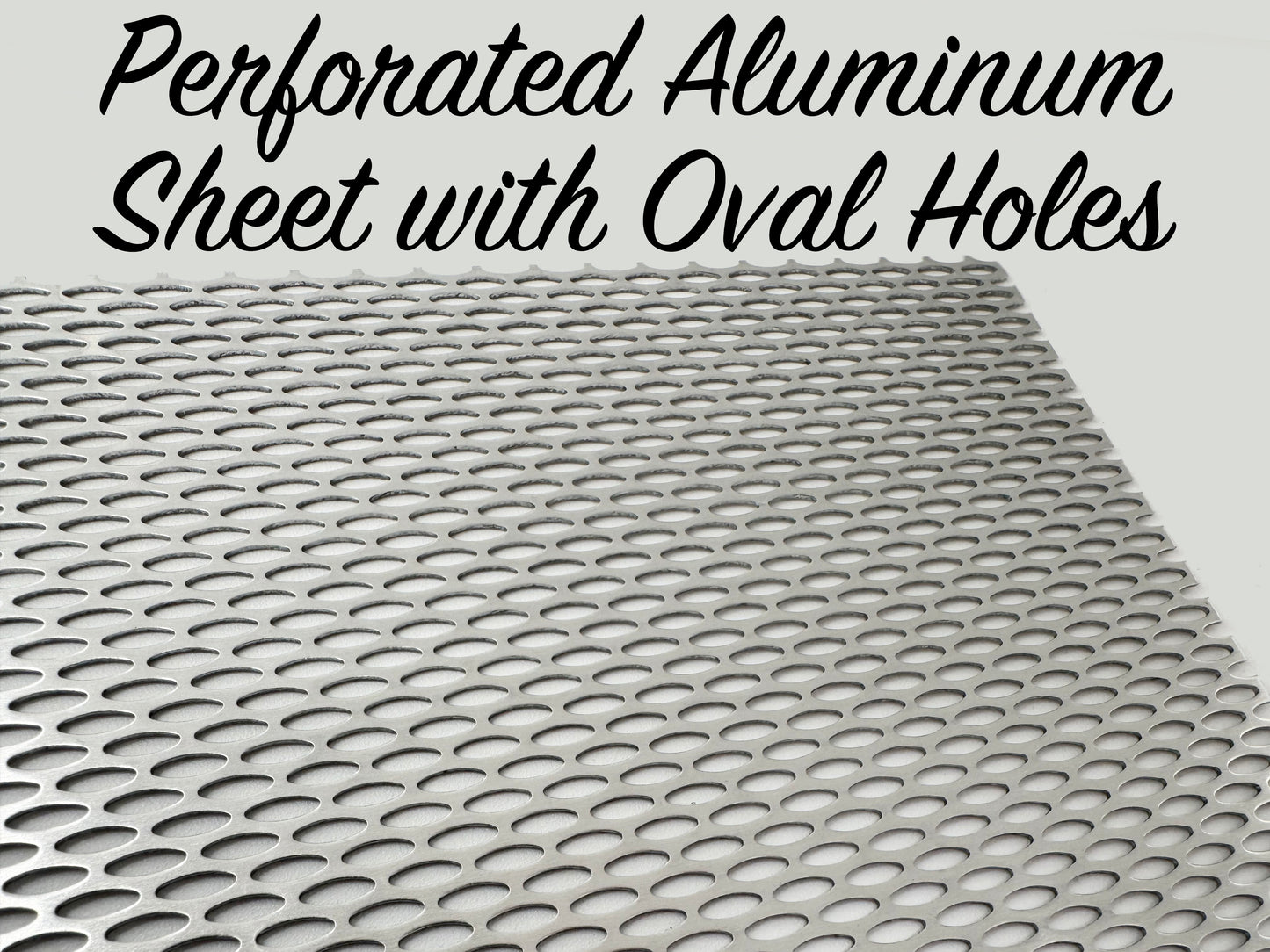 Perforated Aluminum Sheet with Oval Holes