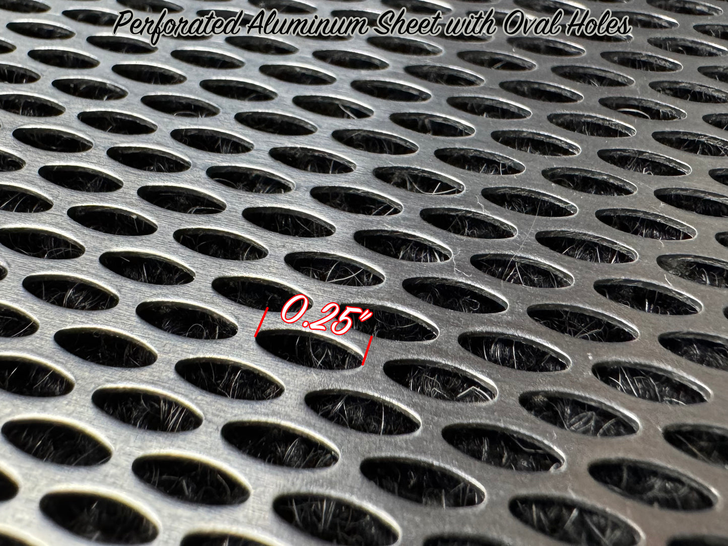 Perforated Aluminum Sheet with Oval Holes