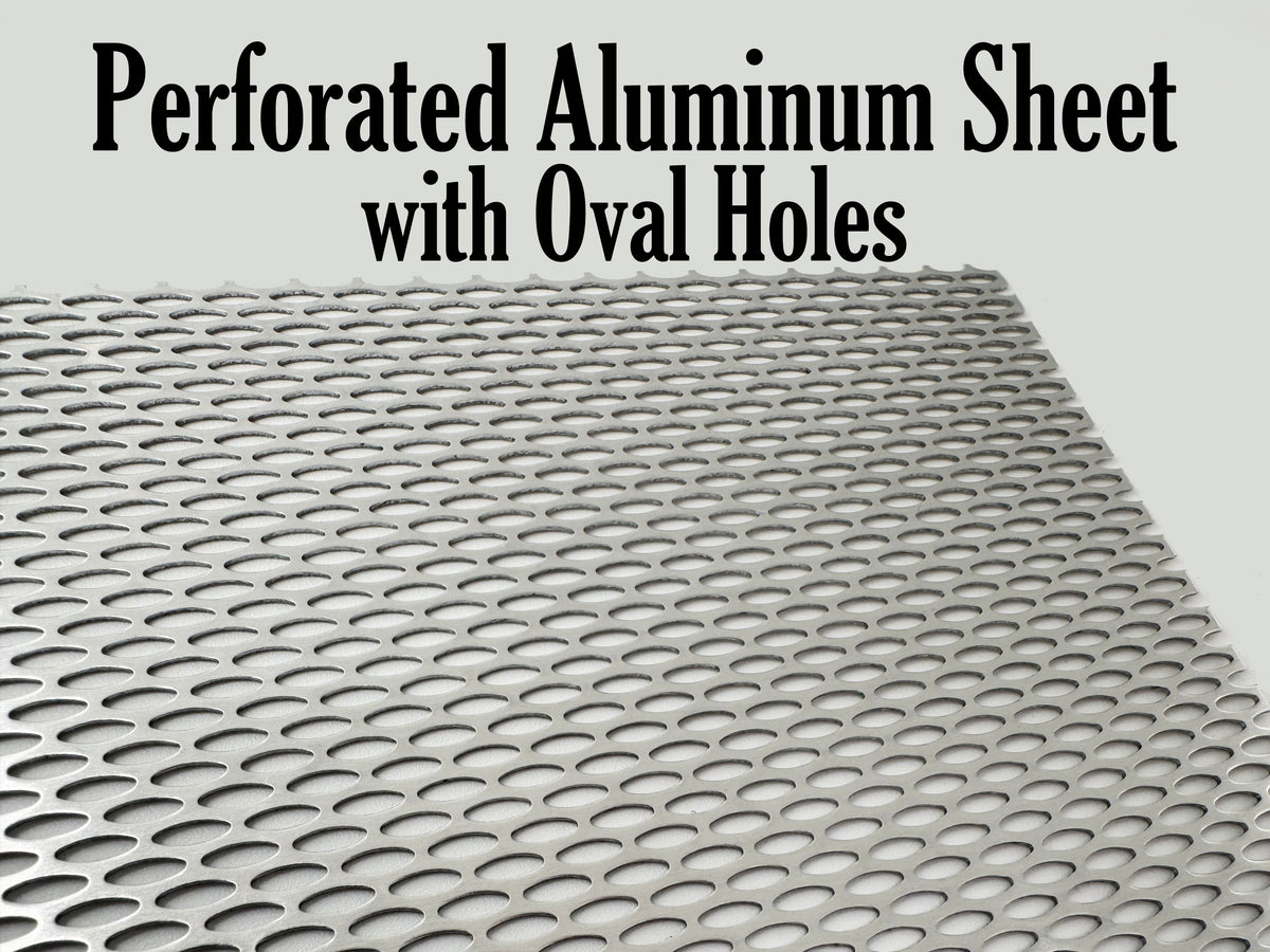 Perforated Aluminum Sheet with Oval Holes
