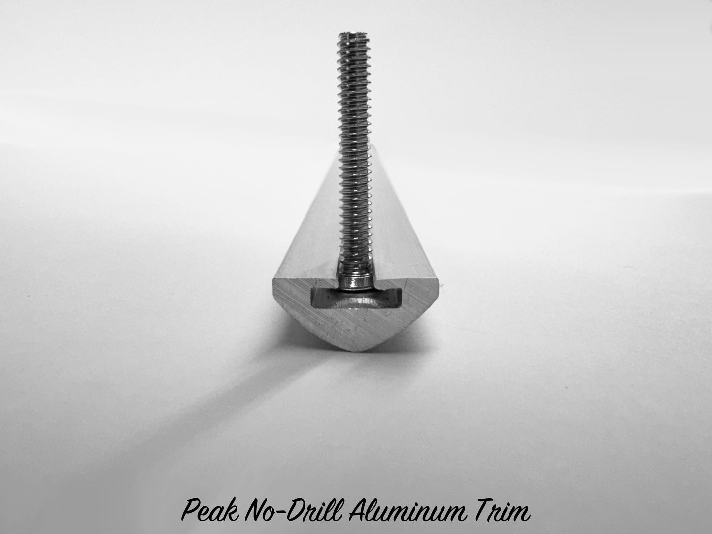 Peak No-Drill Aluminum Trim - 72" Strip - LOW STOCK - 4 STRIPS IN STOCK AS OF 9/10/25, PLEASE CALL TO ORDER