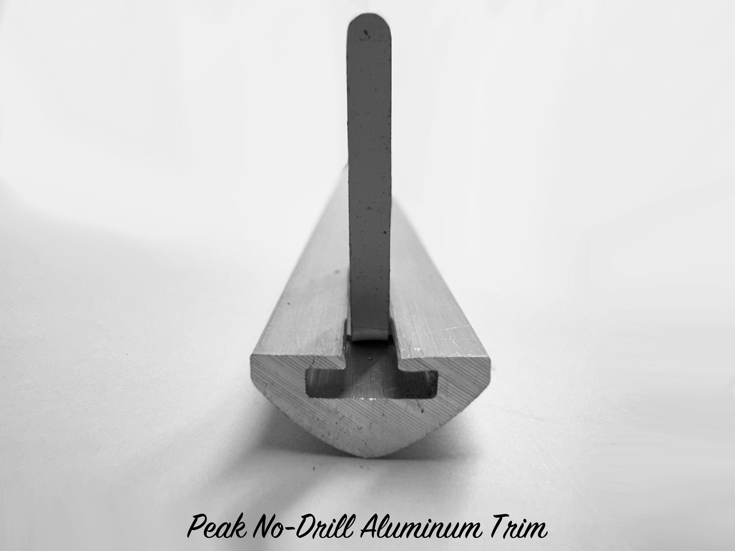 Peak No-Drill Aluminum Trim - 72" Strip - LOW STOCK - 4 STRIPS IN STOCK AS OF 9/10/25, PLEASE CALL TO ORDER