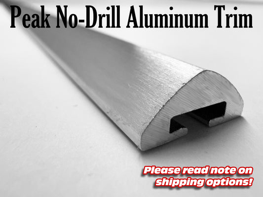 Peak No-Drill Aluminum Trim - 72" Strip