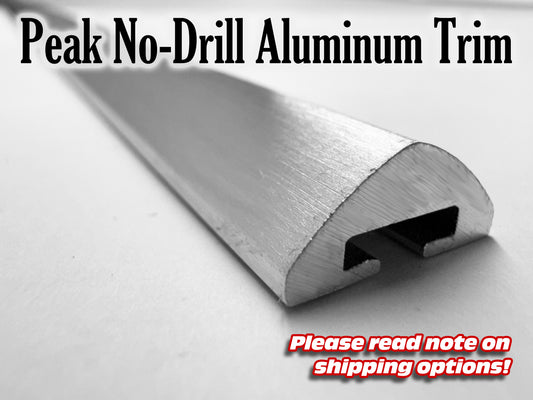 Peak No-Drill Aluminum Trim - 72" Strip