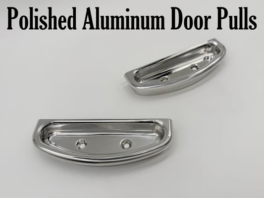Polished Billet Aluminum Door Pulls - Pair