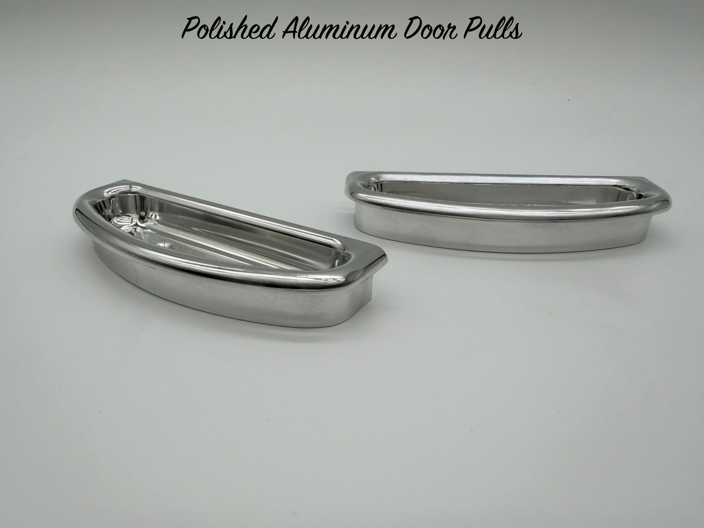 Polished Billet Aluminum Door Pulls - Pair