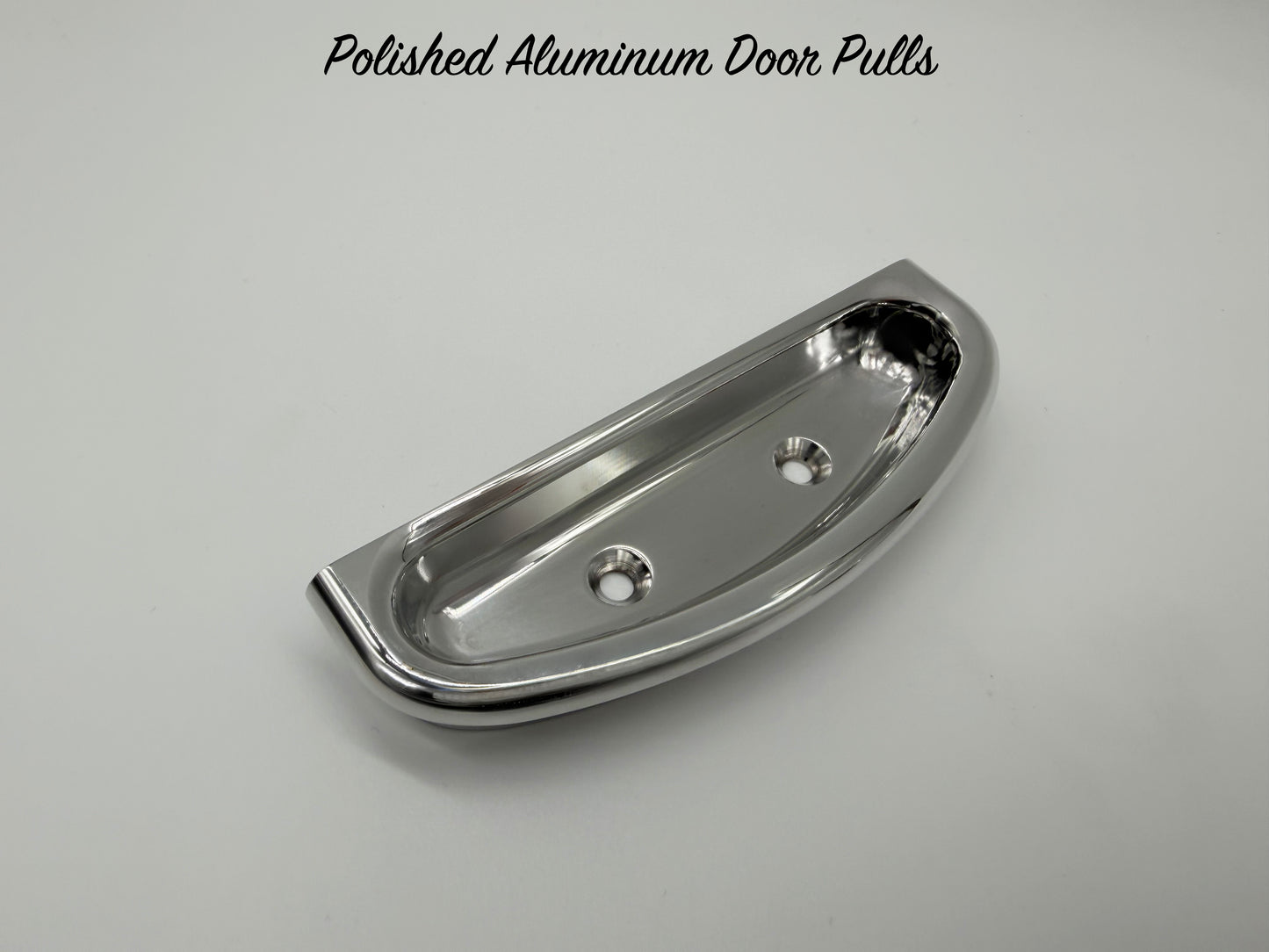 Polished Billet Aluminum Door Pulls - Pair
