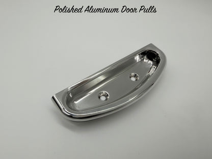 Polished Billet Aluminum Door Pulls - Pair