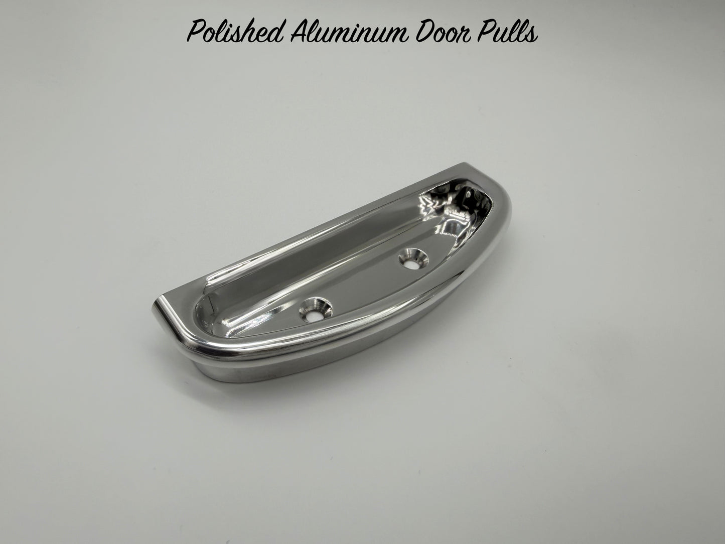 Polished Billet Aluminum Door Pulls - Pair