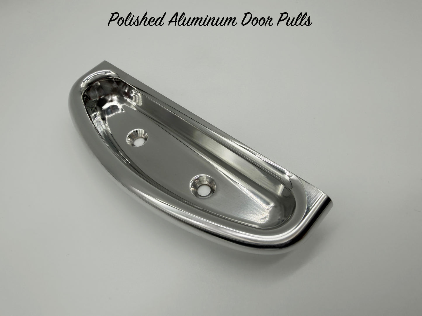 Polished Billet Aluminum Door Pulls - Pair