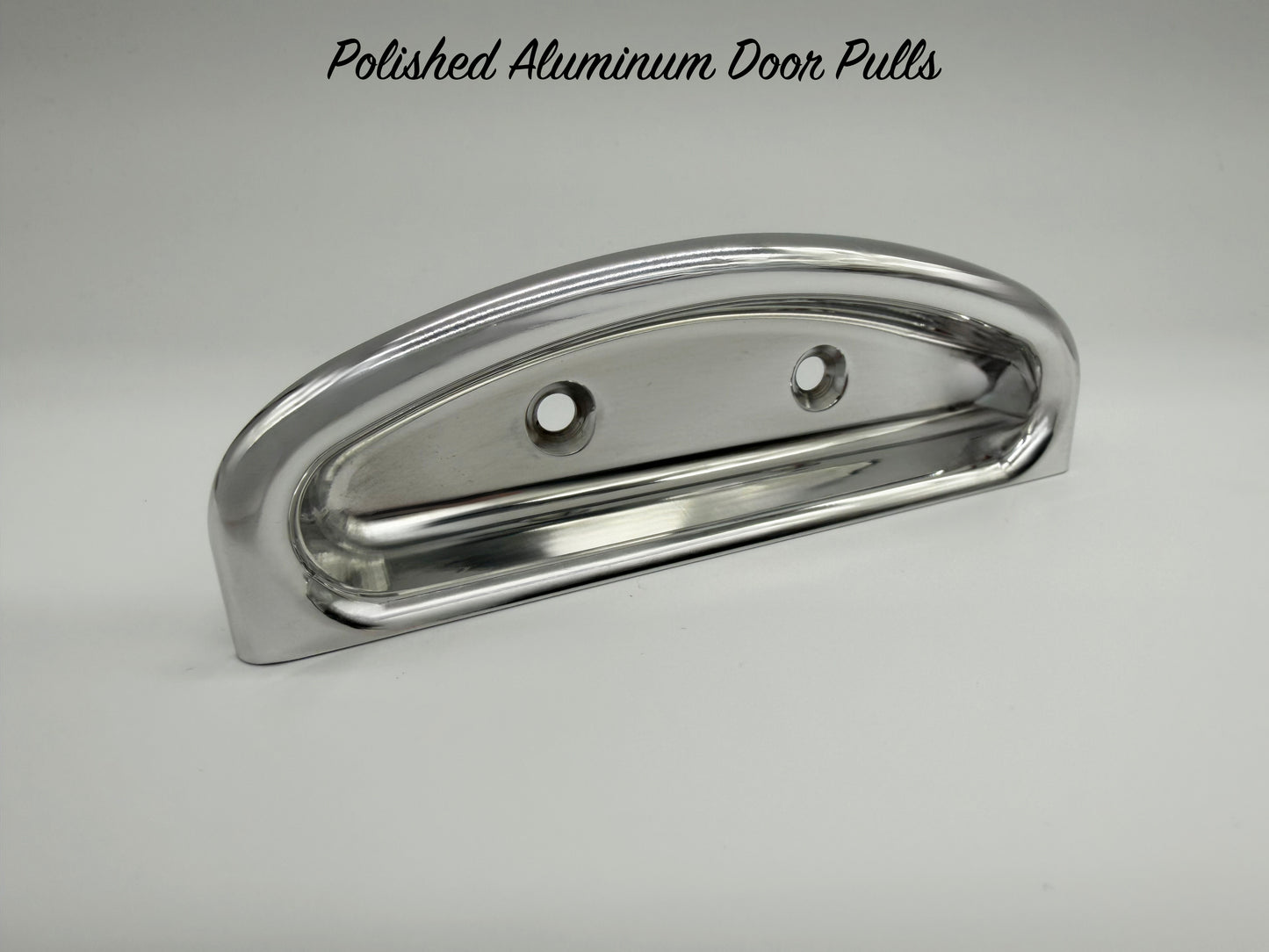 Polished Billet Aluminum Door Pulls - Pair