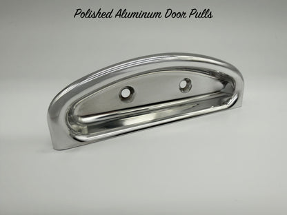 Polished Billet Aluminum Door Pulls - Pair