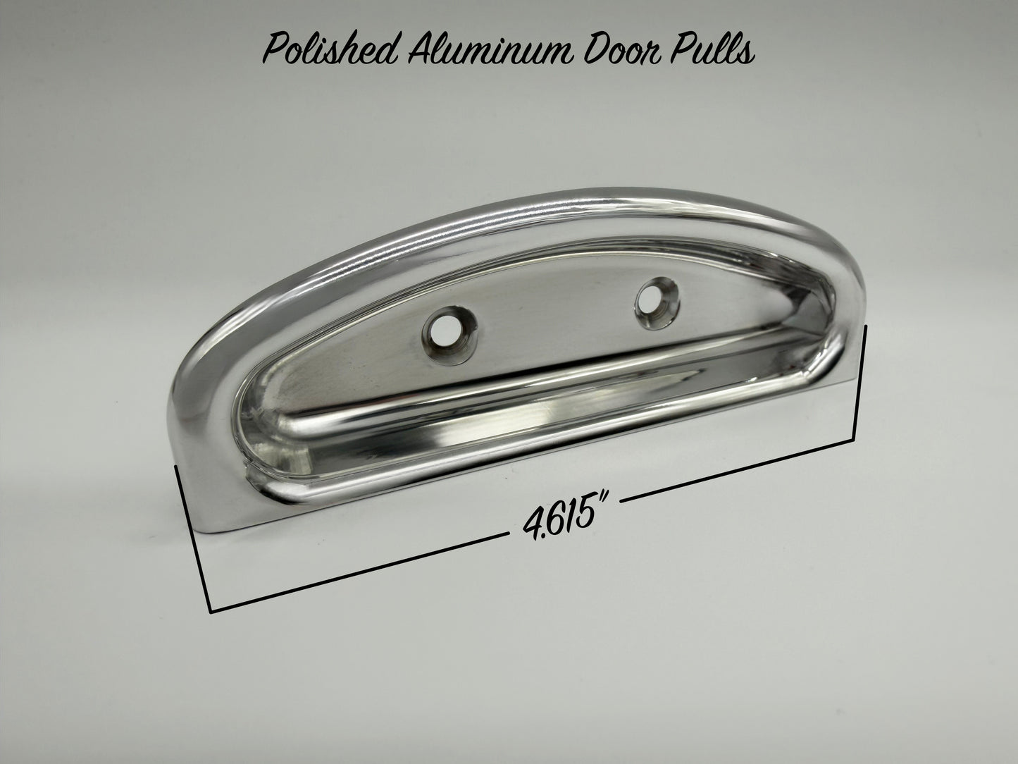 Polished Billet Aluminum Door Pulls - Pair