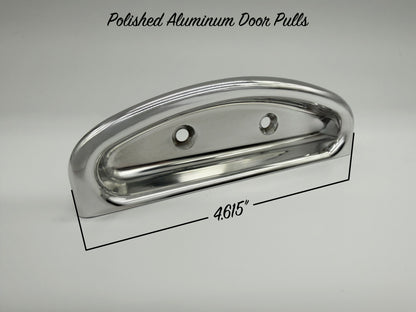 Polished Billet Aluminum Door Pulls - Pair