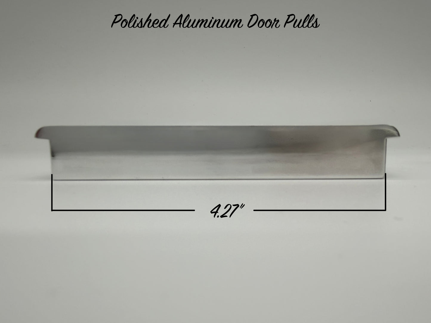 Polished Billet Aluminum Door Pulls - Pair