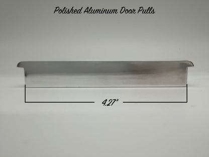 Polished Billet Aluminum Door Pulls - Pair