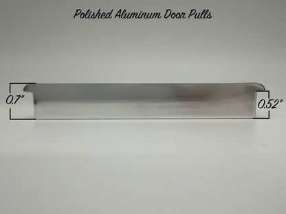 Polished Billet Aluminum Door Pulls - Pair