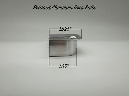 Polished Billet Aluminum Door Pulls - Pair