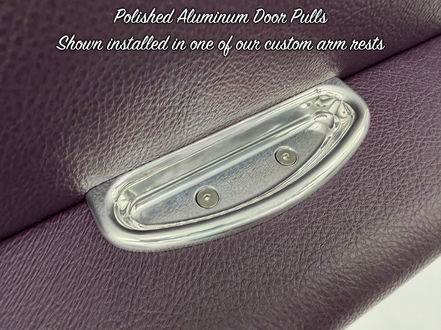 Polished Billet Aluminum Door Pulls - Pair