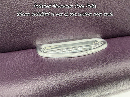 Polished Billet Aluminum Door Pulls - Pair