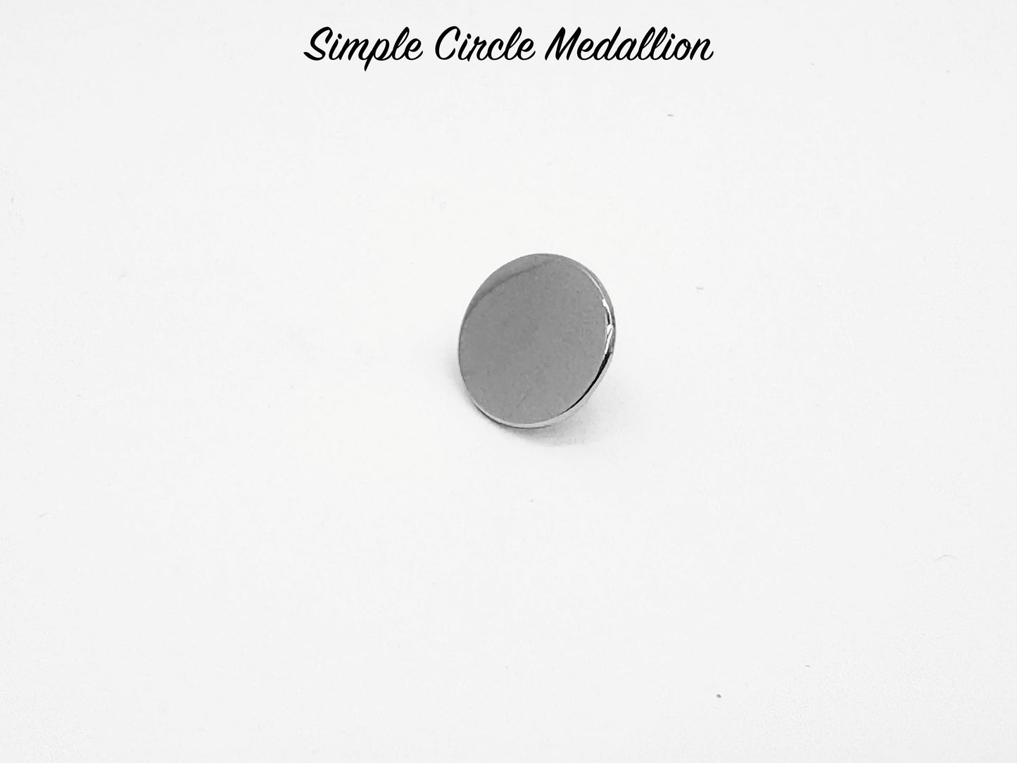 Simple Circle Medallion - Chrome