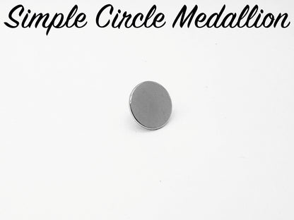 Simple Circle Medallion - Chrome