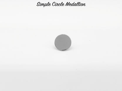 Simple Circle Medallion - Chrome