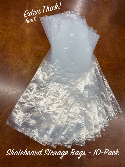 Skateboard Deck Storage Bags - Extra Thick 6 mil