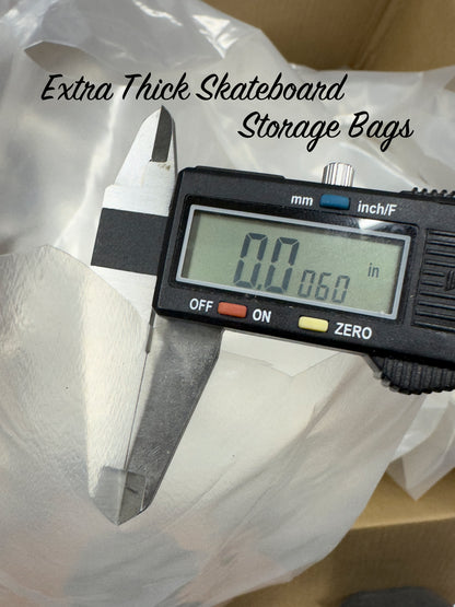 Skateboard Deck Storage Bags - Extra Thick 6 mil