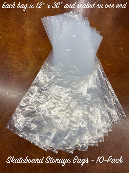 Skateboard Deck Storage Bags - Extra Thick 6 mil