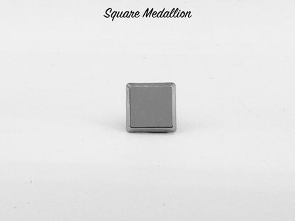 Square Medallion - Chrome