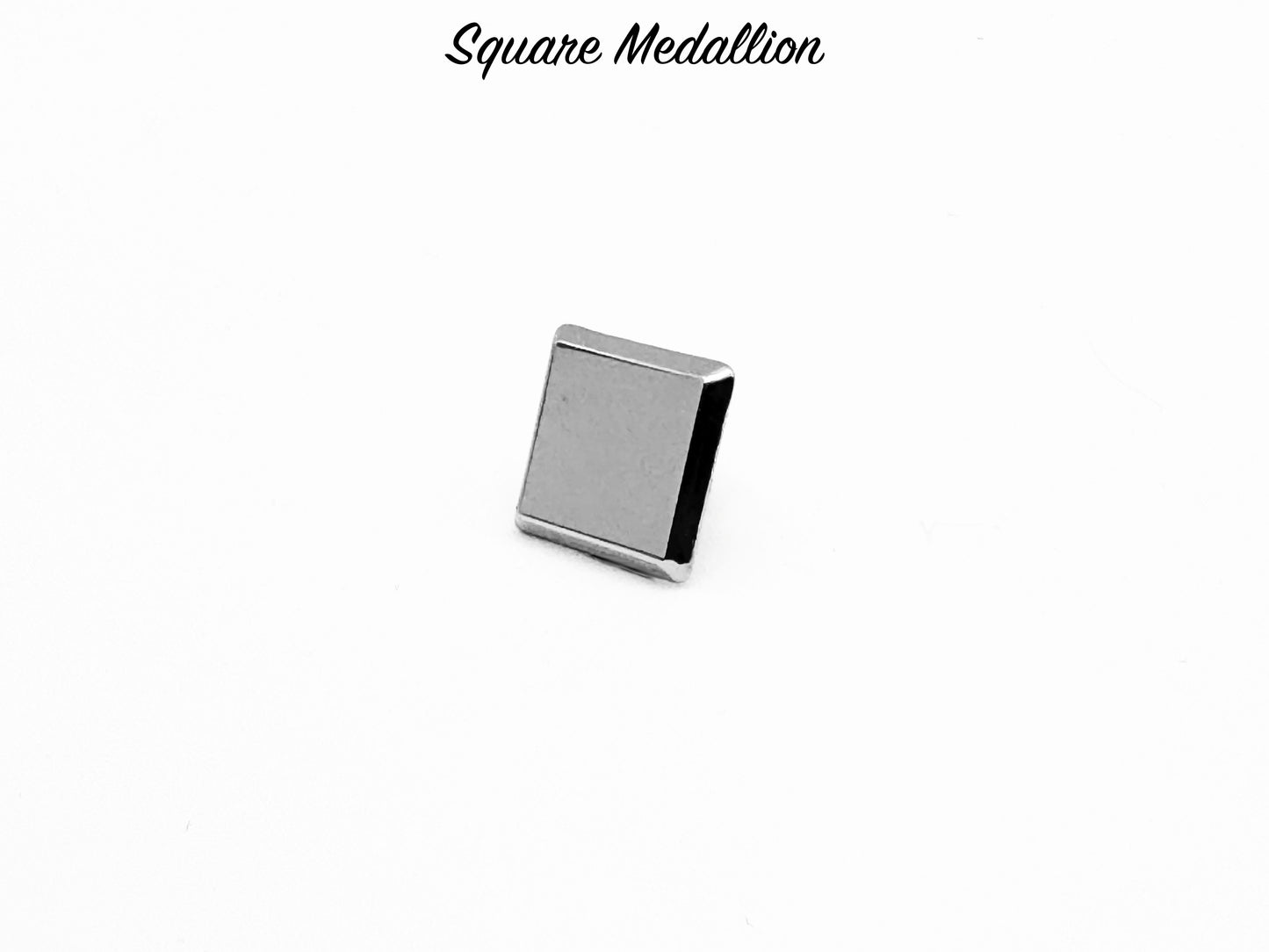 Square Medallion - Chrome