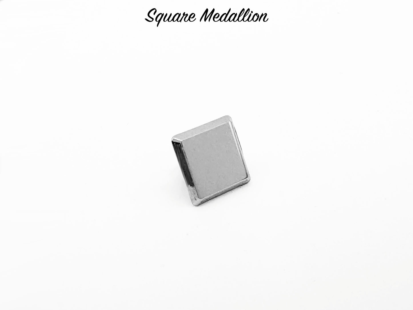 Square Medallion - Chrome