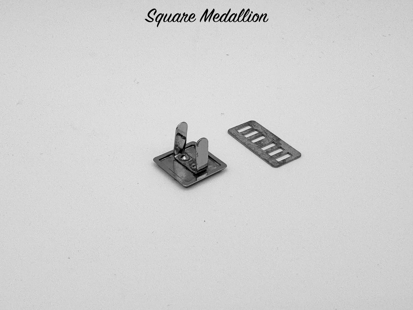 Square Medallion - Chrome