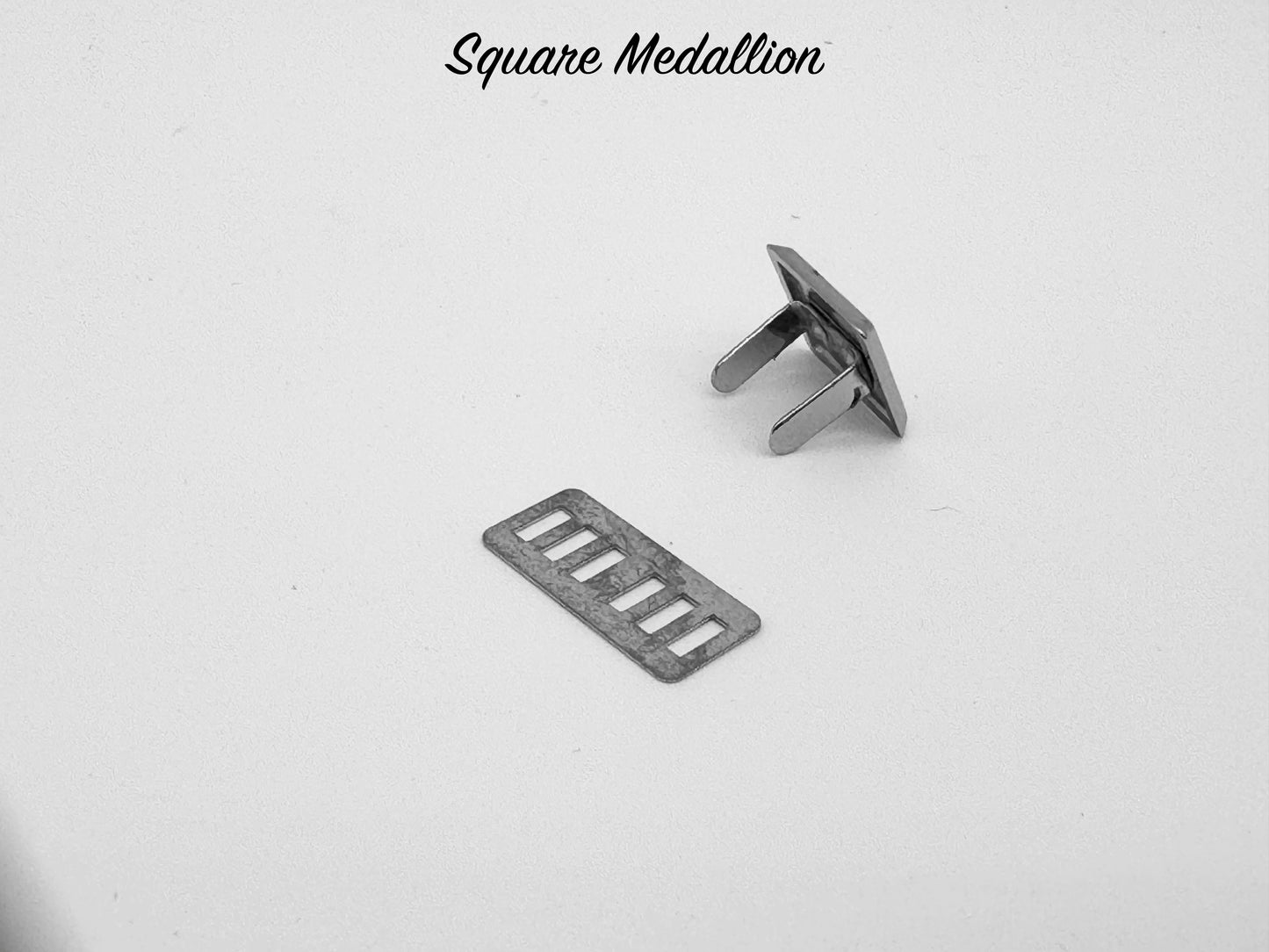 Square Medallion - Chrome