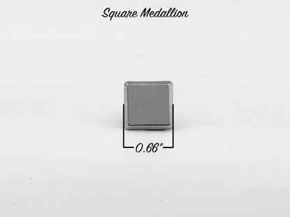 Square Medallion - Chrome