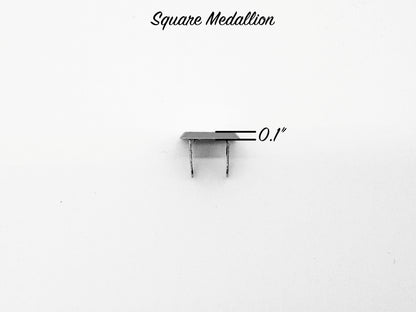 Square Medallion - Chrome