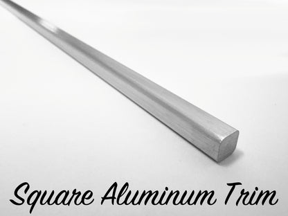 Square Aluminum Trim - 72" Strip