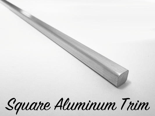 Square Aluminum Trim - 72" Strip