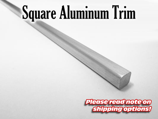 Square Aluminum Trim - 72" Strip