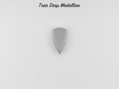 Tear Drop Medallion - Chrome