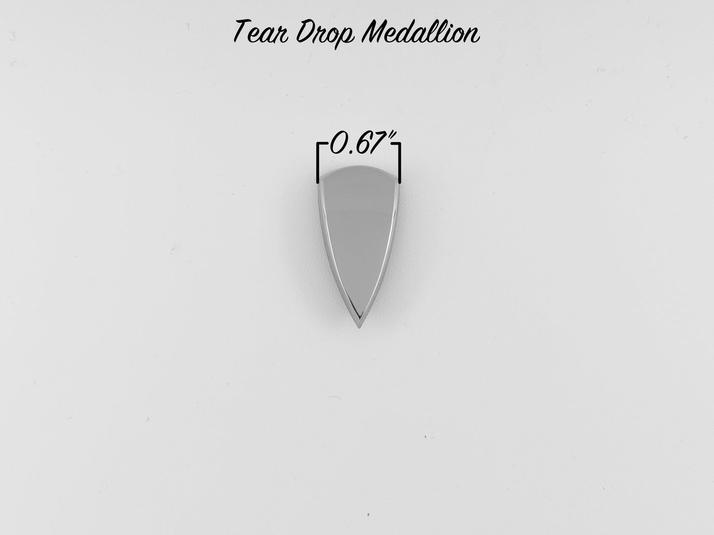 Tear Drop Medallion - Chrome