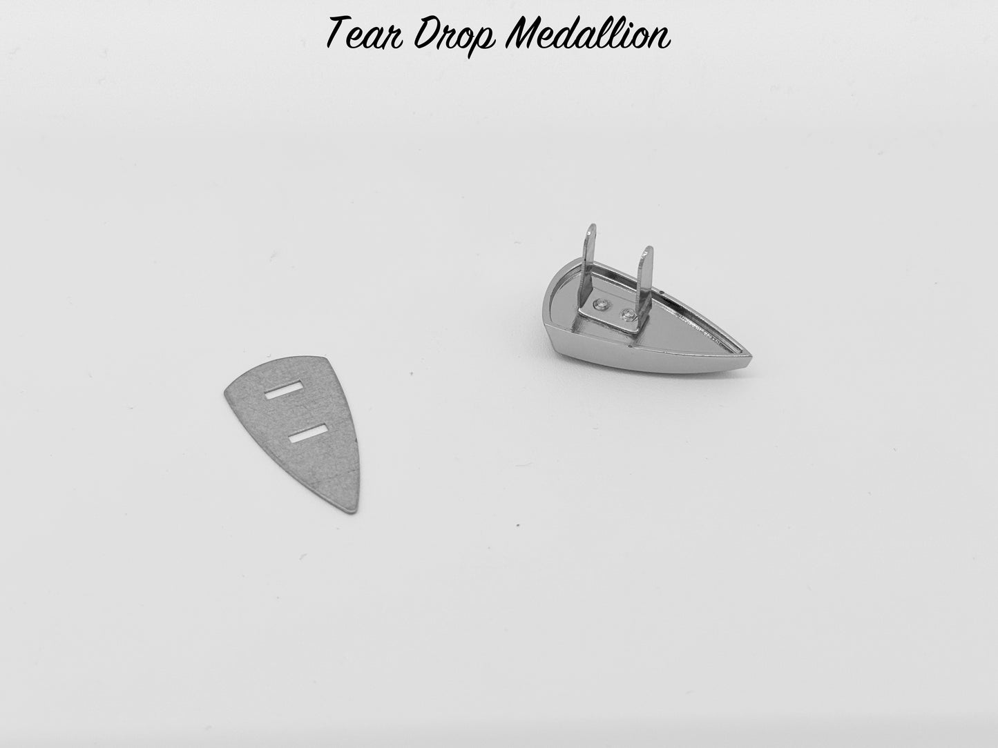 Tear Drop Medallion - Chrome