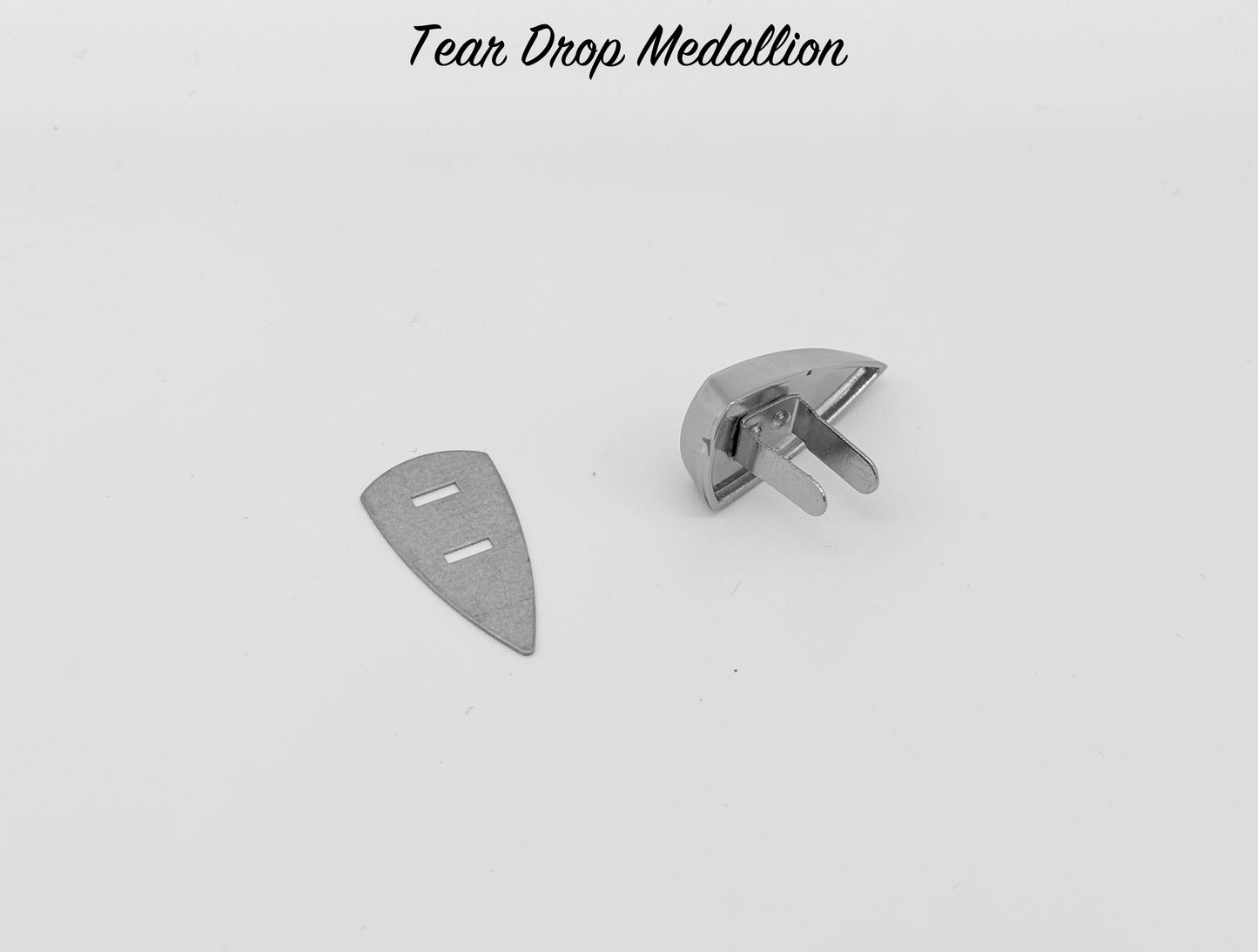 Tear Drop Medallion - Chrome