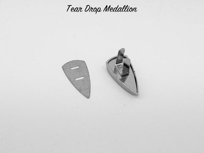 Tear Drop Medallion - Chrome