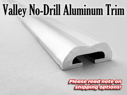 Valley No-Drill Aluminum Trim - 72" Strip