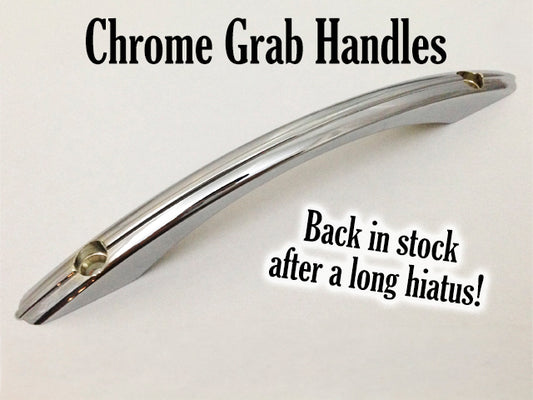 Chrome Grab Handles - Pair - Available with or without LED lights